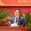 Ông Nguyễn Trọng Nghĩa phát biểu tại Hội nghị. (Ảnh: Thanh Hải/TTXVN)