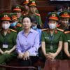 Bị cáo Trương Mỹ Lan tại tòa. (Ảnh: Thanh Vũ/TTXVN)