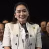 Thủ tướng đắc cử Thái Lan Paetongtarn Shinawatra phát biểu họp báo tại thủ đô Bangkok, Thái Lan, ngày 16/8. (Ảnh: Getty Images/TTXVN)