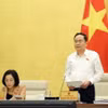 Chủ tịch Quốc hội Trần Thanh Mẫn phát biểu. (Ảnh: Thống Nhất/TTXVN)