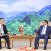 Thủ tướng Phạm Minh Chính tiếp Phó Ủy viên trưởng Ủy ban thường vụ Đại hội đại biểu Nhân dân Toàn quốc Trung Quốc Trương Khánh Vĩ. (Ảnh: Dương Giang/TTXVN)