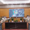 Quang cảnh cuộc làm việc. (Ảnh: Quang Duy/TTXVN)
