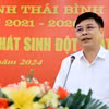 Phó Chủ tịch Ủy ban Nhân dân tỉnh Thái Bình Phạm Văn Nghiêm. (Ảnh: Thế Duyệt/TTXVN)