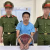 Đối tượng truy nã đặc biệt nguy hiểm Giàng A Hờ. (Ảnh: TTXVN phát)