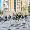 Các tang vật mà công an thu giữ. (Ảnh TTXVN phát)