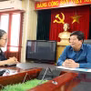 Ủy viên Ban Thường vụ Tỉnh ủy, Trưởng Ban Tuyên giáo Tỉnh ủy Hải Dương Nguyễn Quang Phúc trao đổi với phóng viên. (Ảnh: Mạnh Tú/TTXVN)