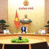 Thủ tướng Phạm Minh Chính chủ trì Phiên họp Chính phủ thường kỳ tháng Năm. (Ảnh: Dương Giang/TTXVN)