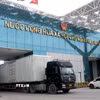 Cửa khẩu quốc tế Móng Cái-Đông Hưng. (Nguồn: TTXVN)
