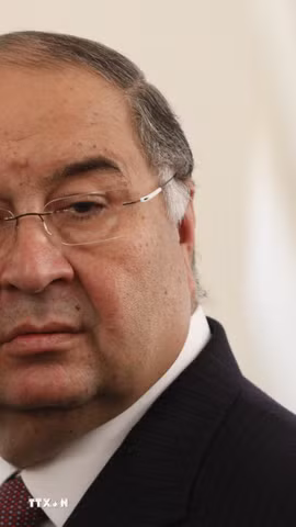 Ông trùm kim loại người Uzbekistan gốc Nga Alisher Usmanov. (Ảnh: AFP/TTXVN)