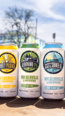 Các sản phẩm của xưởng bia Walkerville Brewery. (Nguồn: Walkerville Brewery)