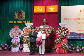 Thượng tá Nguyễn Viết Hoàng làm Phó Giám đốc Công an thành phố Huế