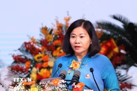 Ủy viên Trung ương Đảng, Chủ tịch Hội Liên hiệp Phụ nữ Việt Nam Nguyễn Thị Tuyến. (Ảnh: Văn Điệp/TTXVN)