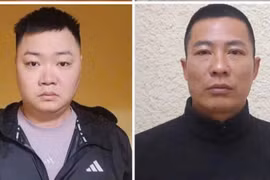 Hai đối tượng cầm đầu Nguyễn Văn Nam và Nguyễn Văn Phong. (Nguồn: báo Hànội mới)