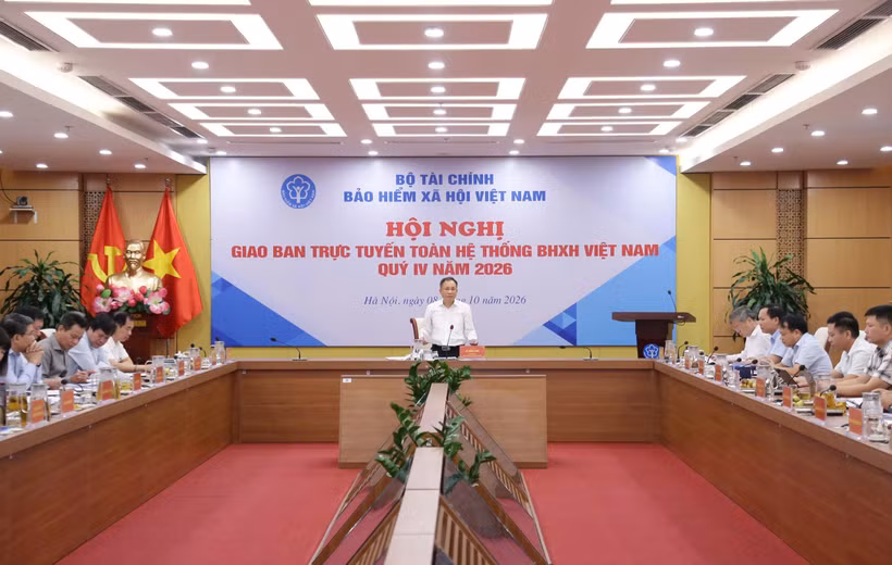 Lũy kế đến hết tháng 9/2026, số thu Bảo hiểm xã hội, bảo hiểm thất nghiệp, bảo hiểm y tế đạt 82,6% kế hoạch Thủ tướng Chính phủ giao. (Ảnh: BHXHVN)
