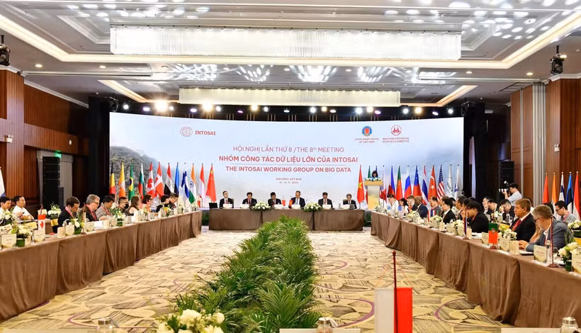 Kiểm toán nhà nước Việt Nam đăng cai tổ chức Hội nghị lần thứ 8 Nhóm công tác Dữ liệu lớn của Tổ chức quốc tế Các cơ quan Kiểm toán tối cao (INTOSAI WGBD) với chủ đề “Quản trị dữ liệu - công cụ hiệu quả mới trong kiểm toán, tháng 9/2024. (Ảnh: KTNN)