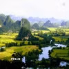 Mùa Thu Ngọc Côn đẹp như một bức tranh. (Ảnh: Quốc Đạt/TTXVN)
