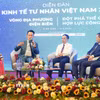 Phiên đối thoại tại Diễn đàn Kinh tế tư nhân Việt Nam 2026: Vòng đối thoại địa phương tỉnh Điện Biên. (Ảnh: Phan Quân/TTXVN)