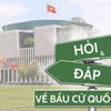 Khi bầu cử, cử tri phải xuất trình Thẻ cử tri. (Nguồn: Vietnam+)