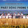 Lễ ký kết tham gia xây dựng Khu Du lịch Quốc gia Mộc Châu “Xanh - Sạch - Đẹp - Văn minh.” (Ảnh: Quang Quyết /TTXVN)