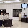 Quang cảnh phiên tòa. (Ảnh: Quốc Dũng/TTXVN)