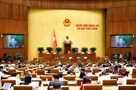 Nhiều dự án luật quan trọng được xem xét và bàn thảo tại Kỳ họp thứ 9, Quốc hội khóa XV. (Ảnh: TTXVN)
