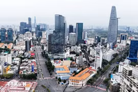 Một góc Thành phố Hồ Chí Minh. (Ảnh: Hồng Đạt/TTXVN