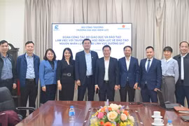 Trường Đại học Điện lực đón và làm việc với Đoàn công tác của Bộ Giáo dục và Đào tạo.