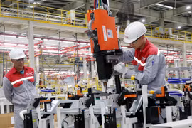 Tập đoàn Thành Công tổ chức Lễ khánh thành Dự án Nhà máy Sản xuất Ôtô Thành Công Việt Hưng tại Khu công nghiệp Việt Hưng (thành phố Hạ Long, tỉnh Quảng Ninh). (Ảnh: TTXVN)