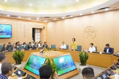 Quang cảnh Hội nghị gặp mặt một số tổ chức, doanh nghiệp trên địa bàn thành phố ủng hộ Quỹ “Vì người nghèo” và an sinh xã hội thành phố Hà Nội năm 2025.