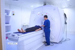 Bệnh viện Quốc tế Vĩnh Phúc, phường Vĩnh Phúc, tỉnh Phú Thọ. (Ảnh: Nguyễn Thảo/TTXVN)