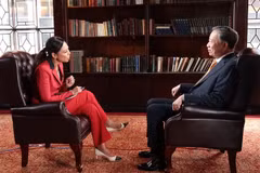 Tổng Bí thư, Chủ tịch nước Tô Lâm trả lời phỏng vấn Bloomberg TV. (Ảnh: Thanh Tuấn/TTXVN)