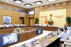Chủ tịch Quốc hội Trần Thanh Mẫn phát biểu. (Ảnh: Doãn Tấn/TTXVN)