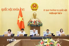 Chủ tịch Quốc hội Trần Thanh Mẫn phát biểu. (Ảnh: Doãn Tấn/TTXVN)