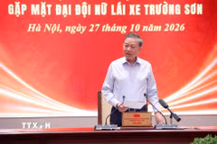 Tổng Bí thư, Chủ tịch nước Tô Lâm phát biểu. (Ảnh: Văn Điệp/TTXVN)