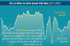 Chỉ số Niềm tin kinh doanh đạt đỉnh 7 năm, Việt Nam củng cố vị thế điểm đến đầu tư 