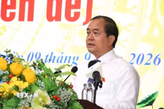 Chủ tịch Hội đồng Nhân dân tỉnh Tây Ninh Nguyễn Hồng Thanh. (Ảnh: Thanh Bình/TTXVN)