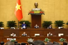 Phó Chủ tịch Quốc hội Nguyễn Thị Hồng phát biểu. (Ảnh: Doãn Tấn/TTXVN)