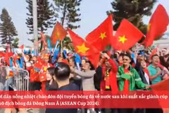 Người hâm mộ đón đội tuyển Việt Nam rước cúp vô địch ASEAN Cup 2024