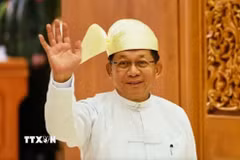 Tổng thống Myanmar Min Aung Hlaing. (Ảnh: AP/TTXVN)