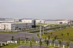 Hưng Yên chú trọng phát triển các khu công nghiệp sinh thái, công nghiệp thông minh đạt chuẩn Net-Zero, nơi có hạ tầng xử lý chất thải tuần hoàn, sử dụng năng lượng tái tạo và bảo đảm không gian đệm môi trường. (Ảnh: Thế Duyệt/TTXVN)