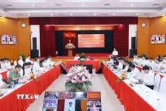 Quang cảnh hội nghị toàn quốc sơ kết 6 tháng đầu năm 2026 công tác Tổ chức xây dựng Đảng. (Ảnh: Phương Hoa/TTXVN)