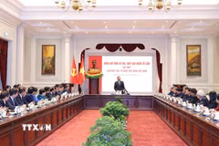 Tổng Bí thư, Chủ tịch nước Tô Lâm phát biểu. (Ảnh: Thống Nhất/TTXVN)