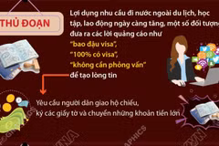 Cảnh báo những thủ đoạn lừa đảo “bao đậu visa”đi nước ngoài 