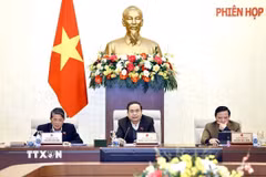 Chủ tịch Quốc hội Trần Thanh Mẫn phát biểu. (Ảnh: Doãn Tấn/TTXVN)