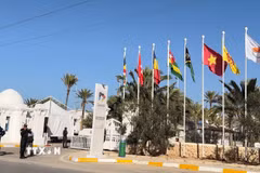 Làng Pháp ngữ Djerba. (Ảnh: Thu Hà/TTXVN)