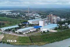 Nhà máy sản xuất Alumin Nhân Cơ (xã Nhân Cơ, tỉnh Lâm Đồng) là một trong những dự án trọng điểm trong chiến lược phát triển ngành công nghiệp bauxite-alumin-nhôm của Tập đoàn Công nghiệp Than-Khoáng sản Việt Nam. (Ảnh: Nguyễn Huy Thành/TTXVN)