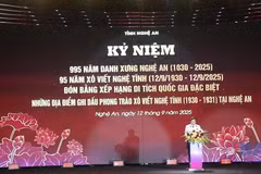 Nghệ An tổ chức lễ kỷ niệm phong trào 95 năm Xô Viết Nghệ Tĩnh 