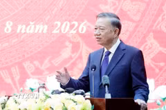 Tổng Bí thư, Chủ tịch nước Tô Lâm phát biểu. (Ảnh: Thống Nhất/TTXVN)