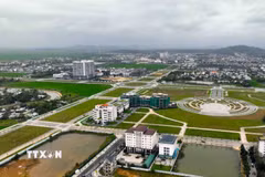 Khu hành chính mới của thành phố Huế thuộc quận Thuận Hóa. (Ảnh: Vũ Sinh/TTXVN)
