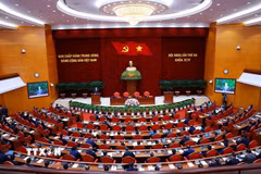 Hội nghị Trung ương 3 vừa diễn ra đã thống nhất chủ trương đổi tên Ban Tuyên giáo và Dân vận Trung ương thành Ban Tuyên giáo Trung ương. Ảnh: Dương Giang/TTXVN)
